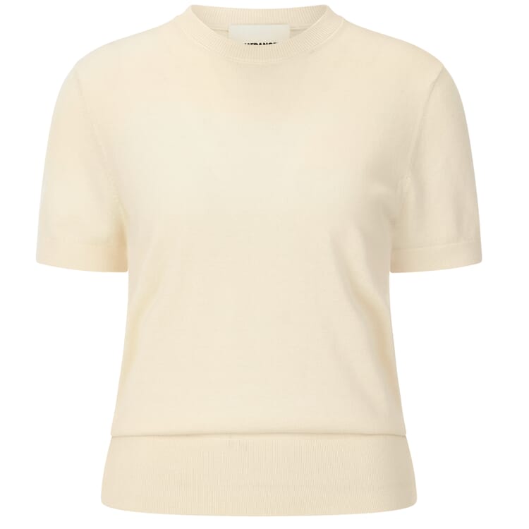 Damen-Strickshirt, Cremeweiß