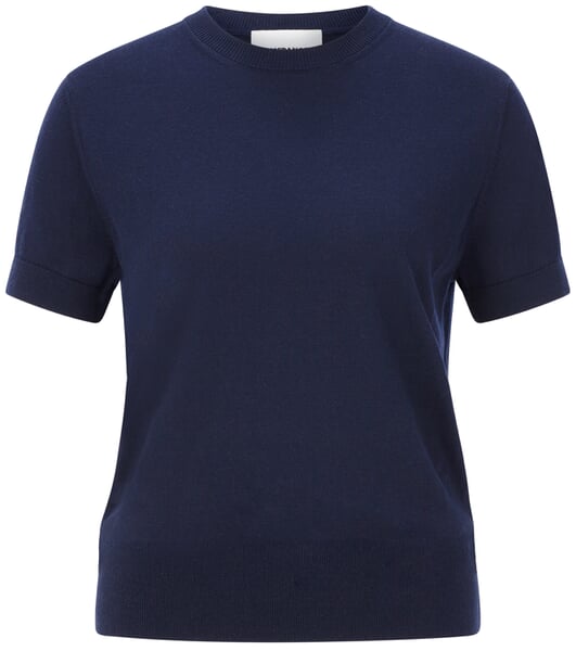 Strikbluse til kvinder Navy