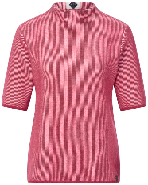 Damen-Strickshirt Halbarm Rot