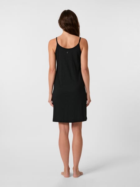 Damen-Unterkleid Schwarz, Tragebild