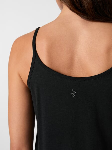 Damen-Unterkleid Schwarz, Detailsicht