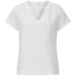 Dames blouse van jersey Wit