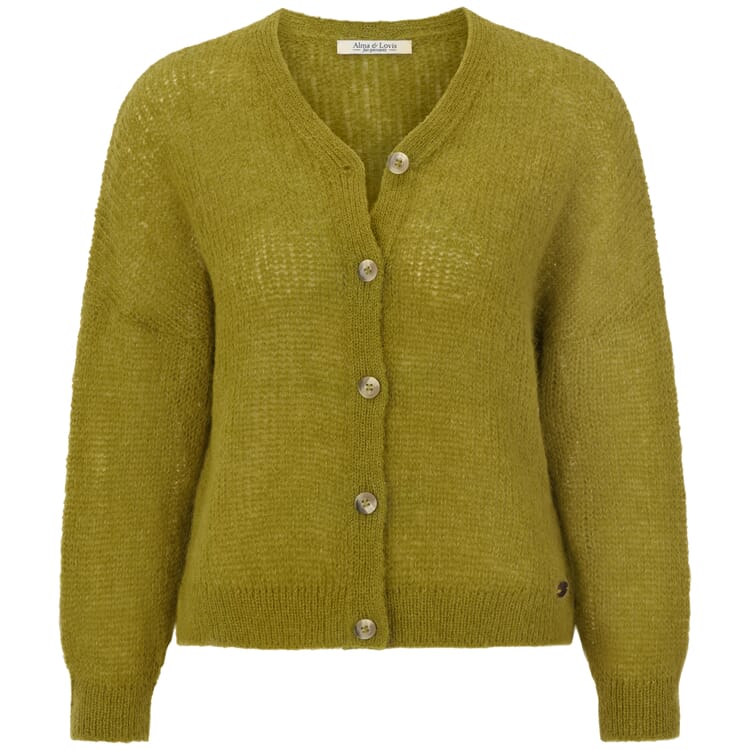 Cardigan til damer, Oliven