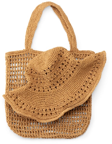Damen-Sonnenhut Raffia, natur