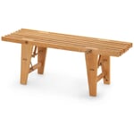 Banc de jardin en aulne