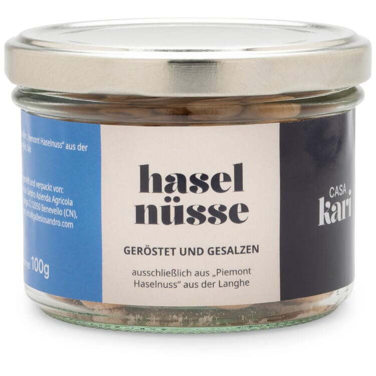 Piëmont hazelnoten, gezouten