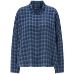 Dames blouse geruit Blauw