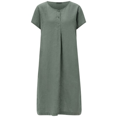 Ladies dress hemp short sleeve, Sage green | Manufactum Ladies dress hemp short sleeve, Sage green | Manufactum
