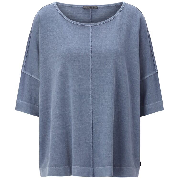 T-shirt femme à manches courtes, Bleu