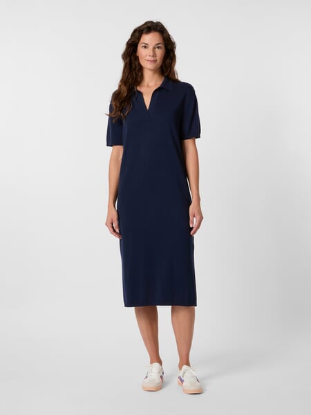 Damen-Strickkleid Navy, Tragebild