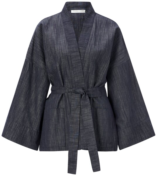 Giacca kimono da donna Blu scuro