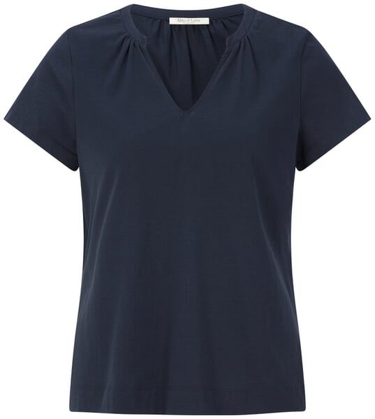 Jerseybluse til kvinder Mørkeblå
