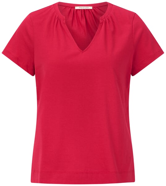 Blusa de jersey para mujer Rojo