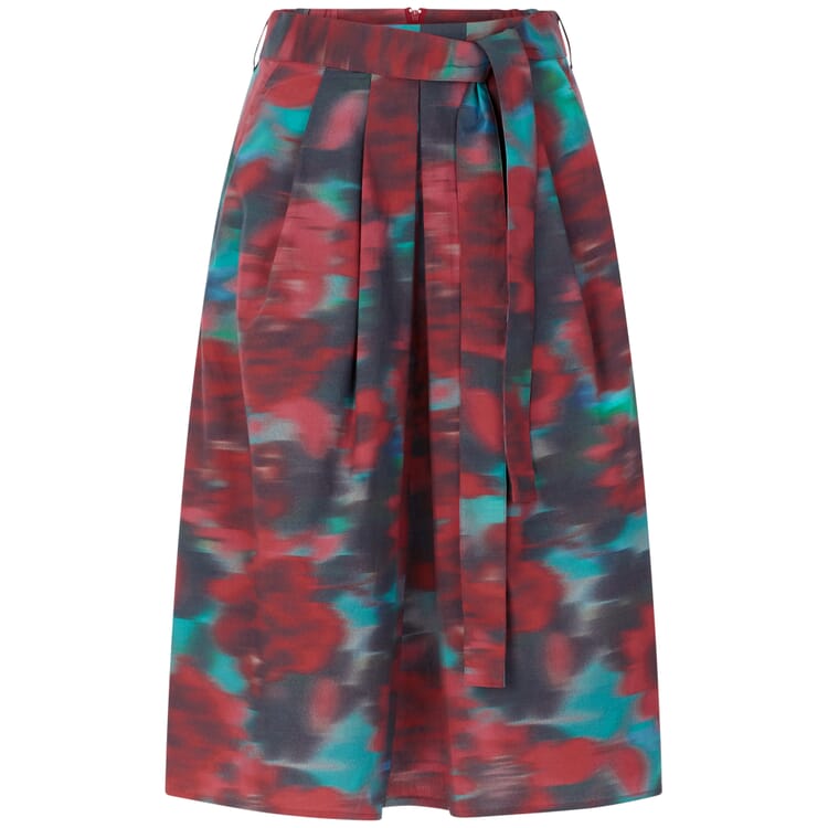 Jupe en popeline pour femme, Multicolore
