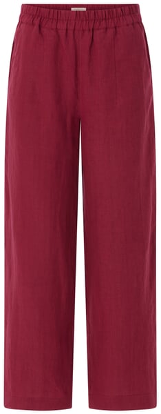 Women's Linen Pants Wine red