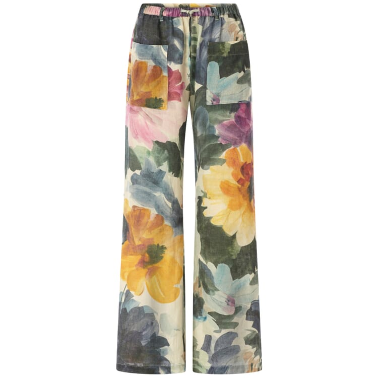 Women’s Linen Pants, Multicolor