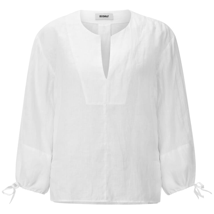 Chemisier sans boutons en lin pour femme