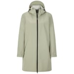 Damen-Regenjacke Salbeigrün