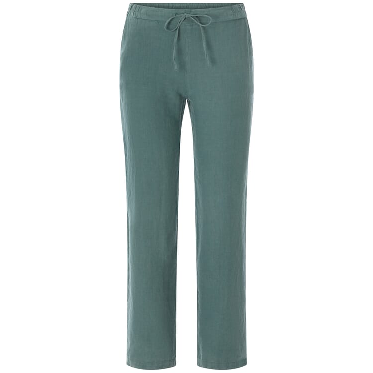 Damen-Leinenhose, Salbeigrün