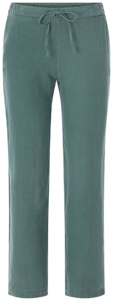 Pantalon en lin pour femme Vert sauge