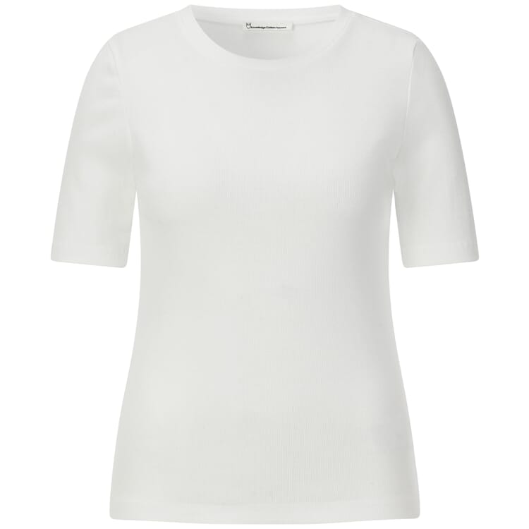 Women’s Ribbed Shirt", White
