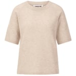 Camicia da donna in cashmere lavorato a maglia Naturale