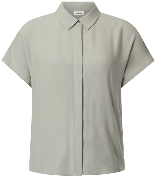 Damesblouse met korte mouwen Lichtgroen