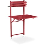 Balcony table Bistro Red, Pantone 484 C
