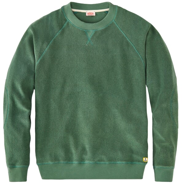 Heren-sweatshirt van badstof" Groen