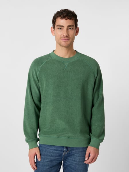 Sweat-shirt en tissu éponge pour homme Vert