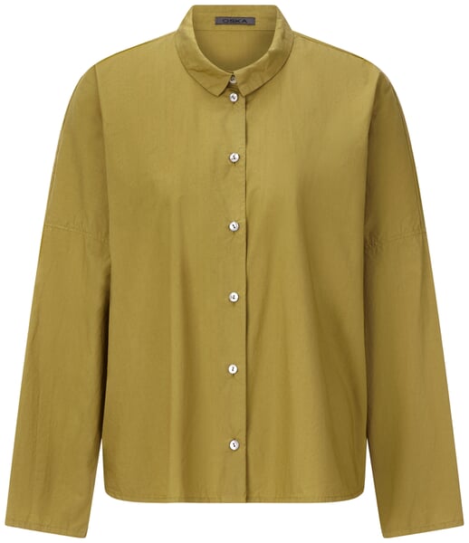Women’s Poplin Blouse Ochre