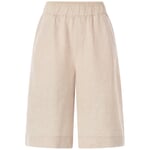 Pantaloni bermuda da donna in lino Naturale