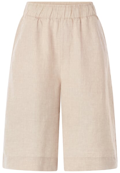 Women's Linen Bermuda Shorts Natural