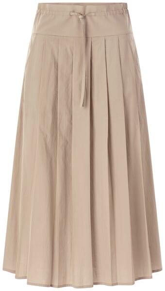 Midiskirt til kvinder Sand