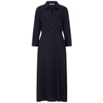 Dames midi-jurk Nachtblauw