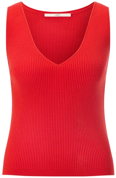 Dames-top met ribbreisel Red