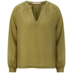 Blouse à enfiler pour femmes Ramie Olive
