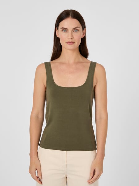 Damentop TENCEL™ Oliv, Tragebild