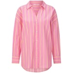 Blouse femme à rayures Rose