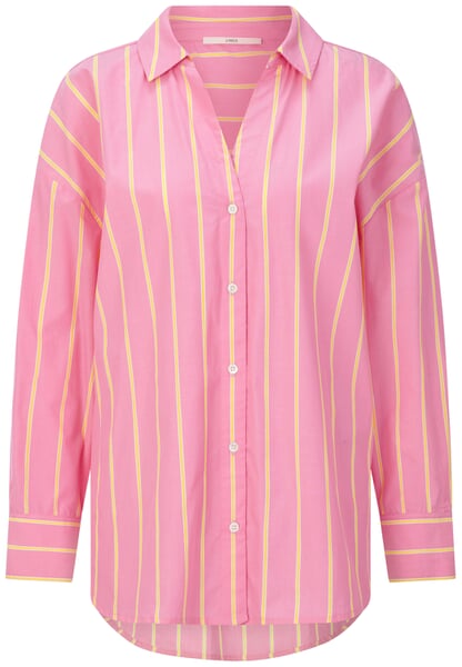 Gestreepte damesblouse Roze