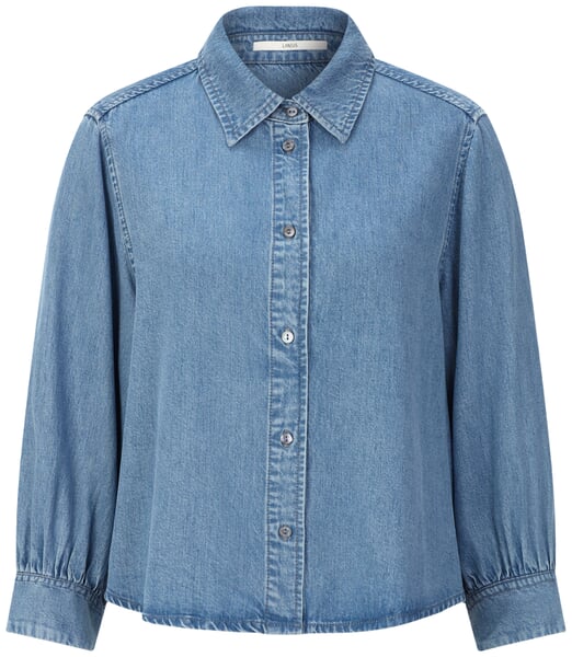 Jeansbluse til kvinder i TENCEL™ Denim