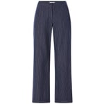 Pantaloni Marlene donna gessati Navy