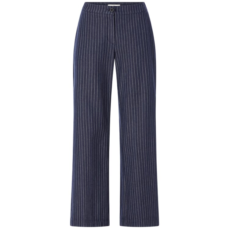 Women’s Marlene Pants, Pinstriped, Navy