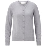 Cardigan da donna in cotone Grigio melange