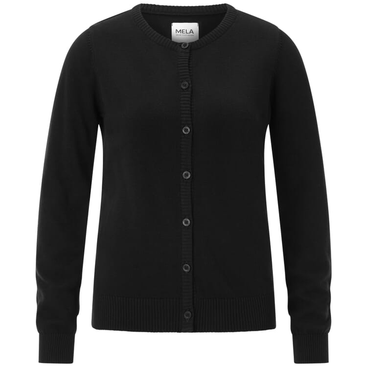 Dames vest katoen, Zwart