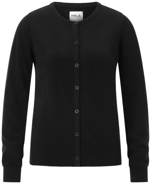 Damesvest van katoen Zwart