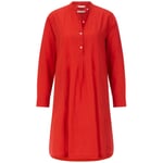 Damen-Midikleid Knopfleiste Rot