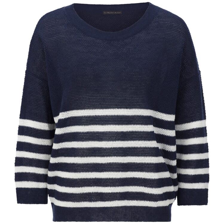 Women's striped knit shirt