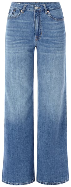 Damesjeans Flared Medium blauw