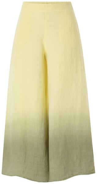 Women's Linen Batik Pants Yellow-Gray